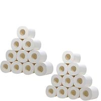 Premium 4-Ply Toilet Paper, Multifold Bulk Hand Towels Facial Tissue Toilet Roll Tissue Napkin for Office Home Bathroom Kitchen (B, 20)