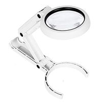 Magnifying Glass with 8 LED Lights Illuminated Magnifying Glass USB Hands Free 5X 11X Magnifier Glass Hand Held Magnifier for Reading Jewlery Craft Hobbies Table Magnifier Coin Biology Watch Repair