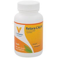 The Vitamin Shoppe Relora Calm, Clinically Studied Ingredient, Herbal Supplement That Supports Mood and Relaxation, Once Daily (60 Veggie Capsules)