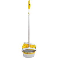 HEHUIHUI- Upright long handle and brush cleaning kit, long handle broom set HHH (Color : Yellow)