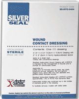 Silverseal Wound Contact Dressing, 4 1/4" X 4 1/4"