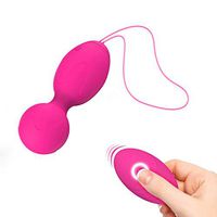 Kegel Balls for Women by Acvioo, 360° Flexible Silicone Kegel Exercise Weights for Bladder Control, Pelvic Floor Exercises & Tightening (Rose Red)