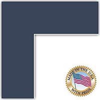 ArtToFrames MAT-167-15x20-Midnight Blue Custom Mat for Picture Frame with 11x16, 15x20, Deep