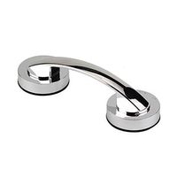 Blppldyci Non-Perforated Plastic Silver Shower Handle for Bathrooms, Windows and Doors