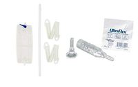 Complete Kit Urinary Incontinence One-Week, 7-Condom Catheters External Self-Seal 36mm (Large),1- Premium Leg Bag 900ml Tubing, Straps & Fast and Easy Draining