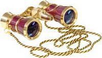LaScala Optics Iolanta Opera Glasses with Flashlight Finish: Platinum/Silver