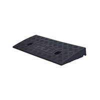 Plastic Slope Mat, Bicycle Mat, Hospital Wheelchair Door Skew Line Ramp Car Caravan Scooter Skateboard Motorcycle Street Solution Size: 49 27 7cm (Color : Black, Size : 49225CM)