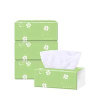 Log 3-Ply Facial Tissue (4 Packs), Multi-Purpose 100% Unscented Baby Facial Tissue Paper Towels, 1 Packs / 300 Sheets / 1200 Tissues Total, Soft Smooth Durable