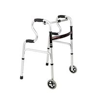 SHUTAO Foldable Double H Rod with Wheels Walker with 1PC Bag