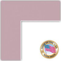17x27 Lilac / Lavender Mist Custom Mat for Picture Frame with 13x23 opening size (Mat Only, Frame NOT Included)