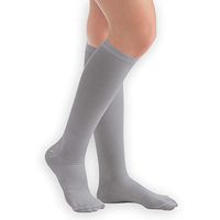 Men's Compression Trouser Socks Pair, Firm 20-30 mmHg, Grey, XL - Made in The USA