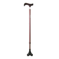DR. CANE All-Terrain Adjustable Telescopic Cane W/ Cushioning System - Lightweight Walking Stick for Women - Sparkling Diamond with Beech Wood Handle Walking Cane
