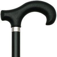 Men Derby Cane Black Ash Shaft, Black Nylon Handle  -Affordable Gift! Item #DHAR-9058008