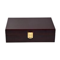 Lxc Black Wooden Box Mellow Cedar Cigar Humidor Cigar Humidor Portable Cigar Humidor