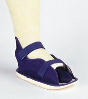 PROCARE ROCKER CAST BOOT Large, 12½"L, Toe 5¼"W, Black, EA