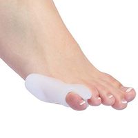 Bunionette Corrector Pads - 4-Pack of 2 Small Pinky Toe Tailors Bunion Pain Relief Protectors with Premium Gel Cushions Plus 2 Toe Separators - Best Foot Orthotics and Toe Straightener Sleeve. Unisex