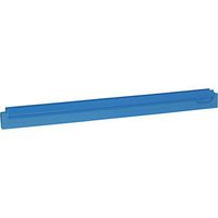Vikan 77333 Rubber Double Hygienic Squeegee Replacement Blade, 20", Blue