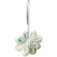 Meidexian888 Cute Bath Ball,Dual-use Thick Pouf Mesh Ball Strong Decontamination Massage Exfoliating Premium Scrubber (green)