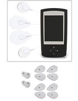 TENS Unit 16 Modes Pain Relief Portable Electro Massage Therapy Device Pulse Impulse Massage Black Device Extra (8+4) Replacement Pads
