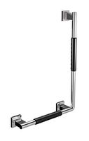 Emco 357021206 Offset Handle System 2 90 Degrees Left with Anti-Slip Casing Chrome/Black