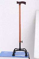 ZWH-Walking Cane Cane Tetrapod Walking Stick - with Small 4 Leg Base-Smart Easy Walking Stick Adjustable