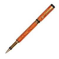 Elite Rollerball Pen - 24kt Gold - Dark Lace Sheoak