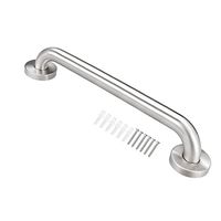 uxcell 1-inch Diameter 24-inch Length 304 Stainless Steel Shower Grab Bar Brushed