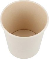 Bioheroes Pulp Soup Tub 16 Ounce | Biodegradable Disposable Plastic Pla Bamboo Tub | Eco Friendly Perfect For Restaurants, Traveling, Parties or More, Pack of 25