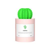 EAPTS USB Power Cute Cactus Essential Oil Diffuser Aroma Aromatherapy Night Light Fine Fog Humidifier Household Room Decor Car Accessory