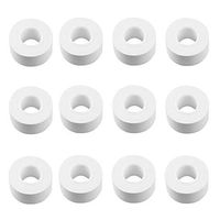 Disposable Collar Protector Sweat Pads - White Collar Self-Adhesive Neck Liner Pads Feel Fresh & Dry All Day, Invisible Protection Hats (12 Pcs) (🖤 B)