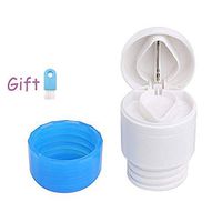 HuaZo Pill Cutter│Pill Crusher, Easy to Use Safety Multifunction Pill Crusher Cutter Splitter Grinder, Tablet Cutter with Small Pill Box Container (Blue)