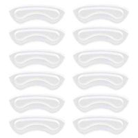 Heel Cushion Inserts Heel Grips Heel Pads - Reusable Self-Adhesive Shoe Inserts Liners for Men and Women's Loose Shoes, Shoe Pads for Preventing Heel Slipping, Rubbing, 6 Pairs（Clear)