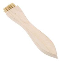 ESD-Safe Brush with 1/2" Hog Hair Bristles, 4-15/16" Wood Handle