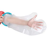Adult Arm Cast Cover for Shower, Waterproof Bandage and Cast Protector for Shower and Bath Watertight Protection to Broken Hand, Wrist, Fingers, Wounds, Burns 100% Reusable (Lower arm 22.5"10"5.9")