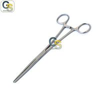 G.S LOT OF 3 PCS STAINLESS STEEL ROCHESTER PEAN HEMOSTAT FORCEPS 8" STRAIGHT ECONOMY GRADE