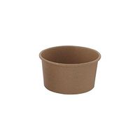 Packnwood 210POB270 6.5 oz. Brown Kraft Hot & Cold Paper Cup