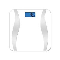 JXSHQS Factory Smart Gift Bluetooth Body Fat Scale High Precision Electronic Scale Body Fat Weighing Scale Body Fat Scale (Color : White, Size : 30x30)