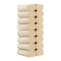 Houshelp 16 Rolls Paper Hand Towels Toilet Paper Kitchen Dining Table Tissue Fiber Paper Towels White Family Towels Per Rolls Coreless Kitchen Whiter Roll Paper Towel