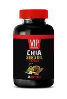 Brain Enhancer Supplements - CHIA Seed Oil Extract Complex - chia Seed deep Cleansing - 1 Bottle (60 Softgels)