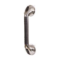 HealthSmart Shower Grab Bar, Suction Cup Grab Bar, Bathroom Safety Grab Bar with Germ Protection, Adds Stability and Balance, Chrome, 16 Inches