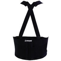 McDavid 496 CL Classic Logo Lightweight Back Support with Suspenders Black X-