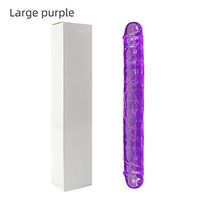 LuJoe 13 inch Double-Headed Simu-Lation Large P'en-NIS- Large Purple