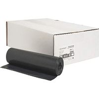 Nature Saver Black Low-Density Recycled Can Liners Trash Bag, Extra Large, 100