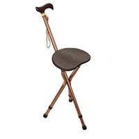 WW Crutch Chair Aluminum Alloy Height Adjustable Medical Insurance Walker Thickened Three Sticks