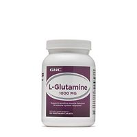 GNC L-Glutamine 1000mg, 100 Caplets, Supports Positive Muscle Function and Immune System Response