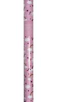 Lady Jayne Pink Unicorn Rainbow Clouds Continuous Heavyweight Glitter Embellished Gift Wrap Paper (28357), 3 Sheets in a Roll