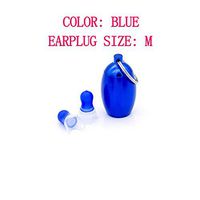 Jenny.Ben Noise reducing earplugs Waterproof and Soft Silicone earplugs Anti Noise earplugs for Swimming and Swimming M