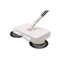 Youshangshipin Sweeper, Hand-pushing Sweeping And Sweeping Two-in-one Sweeping Machine, Clean And Tidy, Not Letting Go Of Any Corner Cleaning Kit, Beige Water lock (Color : Beige, Size : 3518cm)