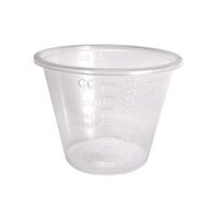 Medegen Medical Products LLC 02301 Medicine Cup 1 oz. Clear Polypropylene-5000 Per Case