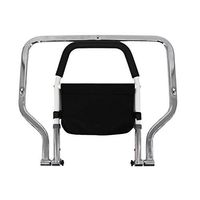 Bed Rail for Elderly Adults with Storage Pocket and Height Adjustable Foldable Bedside Handrail Assistance Old Man Getting Up